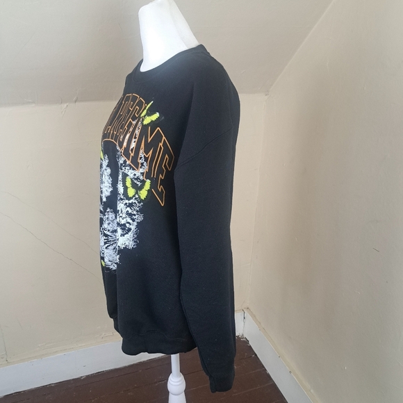 Civil Regime "Off The Beaten Path"  Black Crewneck Sweatshirt Size M - Picture 3 of 10